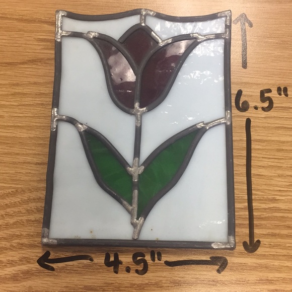 Other - 3 for $15 SALE Stained Glass Tulip